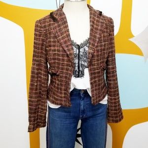 Fall Colors Tweed Blazer